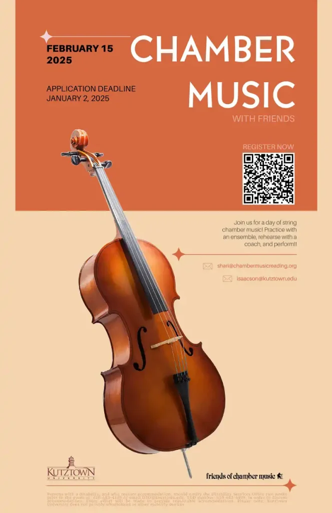 chamber music with friends poster 2025