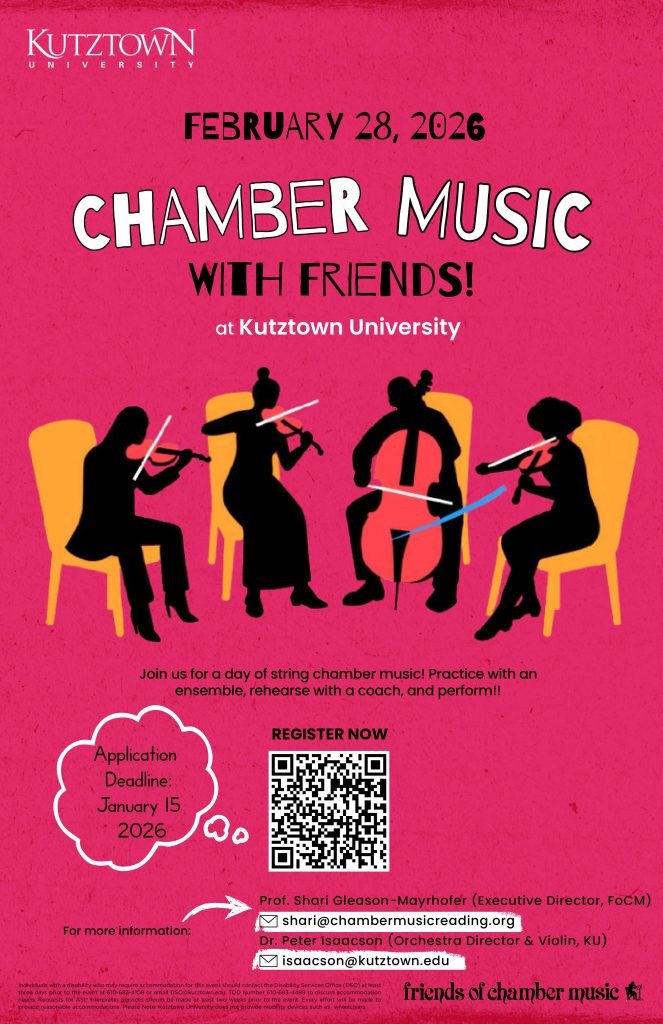 2026 Chamber Music With Friends poster